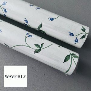 Vintage 1990's Waverly Wallpaper 2 Double Rolls New Sealed #572363 - Very Rare